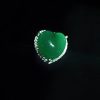 R-2025-20-1 心之印记 冰种帝王绿合成翡翠钻石 戒指 R-2025-20