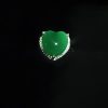 R-2025-20-2 心之印记 冰种帝王绿合成翡翠钻石 戒指 R-2025-20